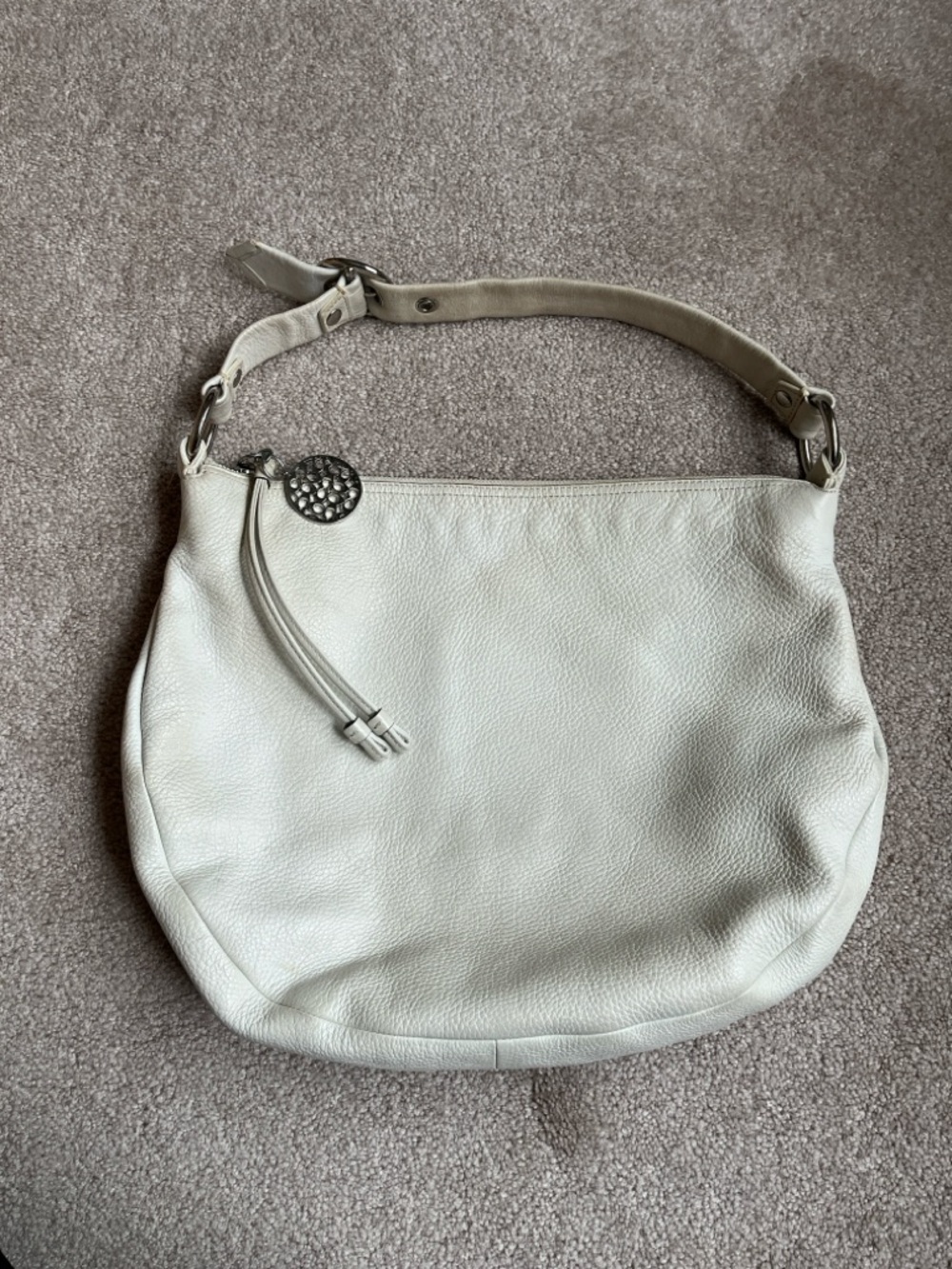 Coach Shoulder Bag Ali Leather Hobo B0969-13655 winter white